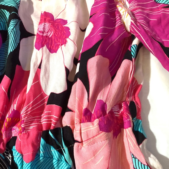 NWT LA BLANCA Resortwear Tropical Dress/Cover-Up - Picture 7 of 9